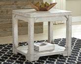 Bay Furniture Gallery - Ashley Furniture - Fregine End Table - Rectangular End Table / Whitewash - T755-3